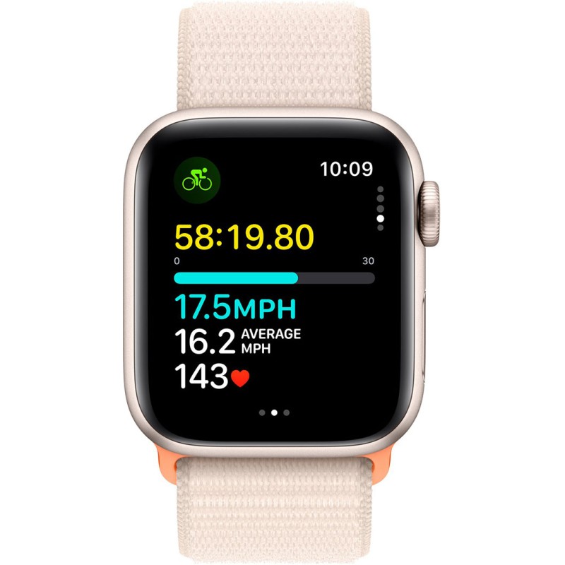 Смартгодинник Apple Watch SE GPS 40mm Starlight Aluminium Case with Starlight Sport Loop