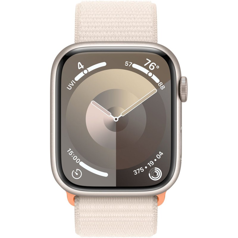 Смартгодинник Apple Watch Series 9 GPS 45mm Starlight Aluminium Case with Starlight Sport Loop
