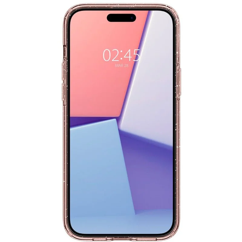 Чохол Spigen для iPhone 15 Plus Liquid Crystal Glitter, Rose Quartz