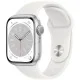 Смартгодинник Apple Watch Series 8 GPS 41mm Silver Aluminium Case with White Sport Band