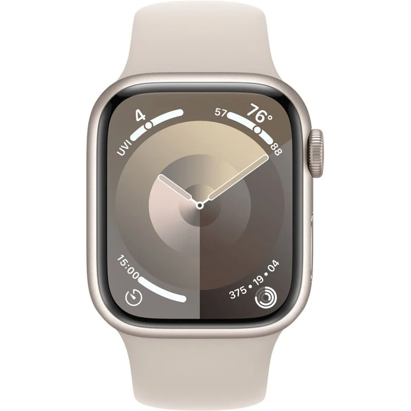 Смартгодинник Apple Watch Series 9 GPS 41mm Starlight Aluminium Case with Starlight Sport Band – S/M